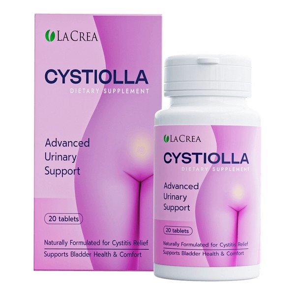 Cystiolla — Таблетки с натурален състав за подкрепа на пикочните пътища.